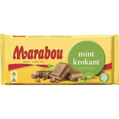 Marabou Chocolate - Mint Crunch 200g *