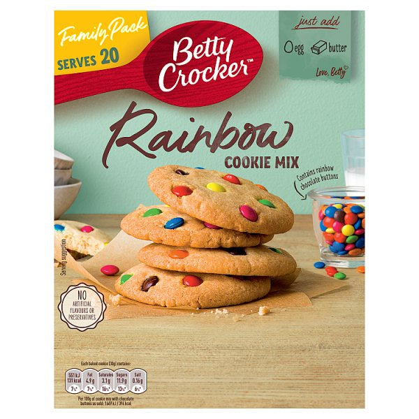 Betty Crocker Rainbow Cookie Mix (20)