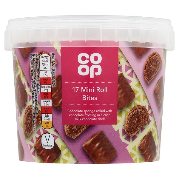 Co-op Chocolate Mini Roll Bites (17)