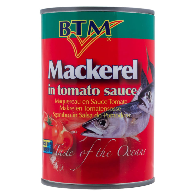BTM Mackerel In Tomato Sauce 425g