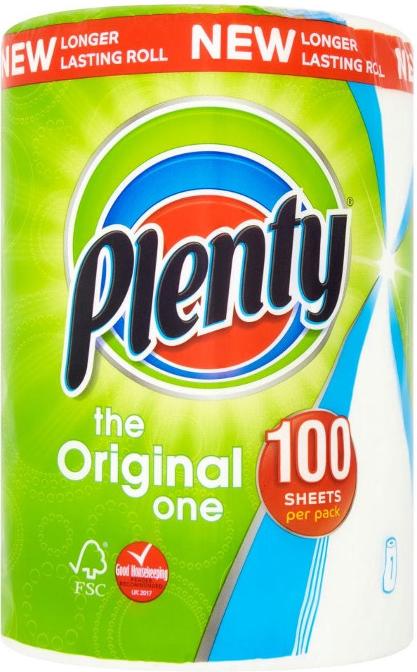 Plenty Kitchen Towel White 100 Sheet (1)*