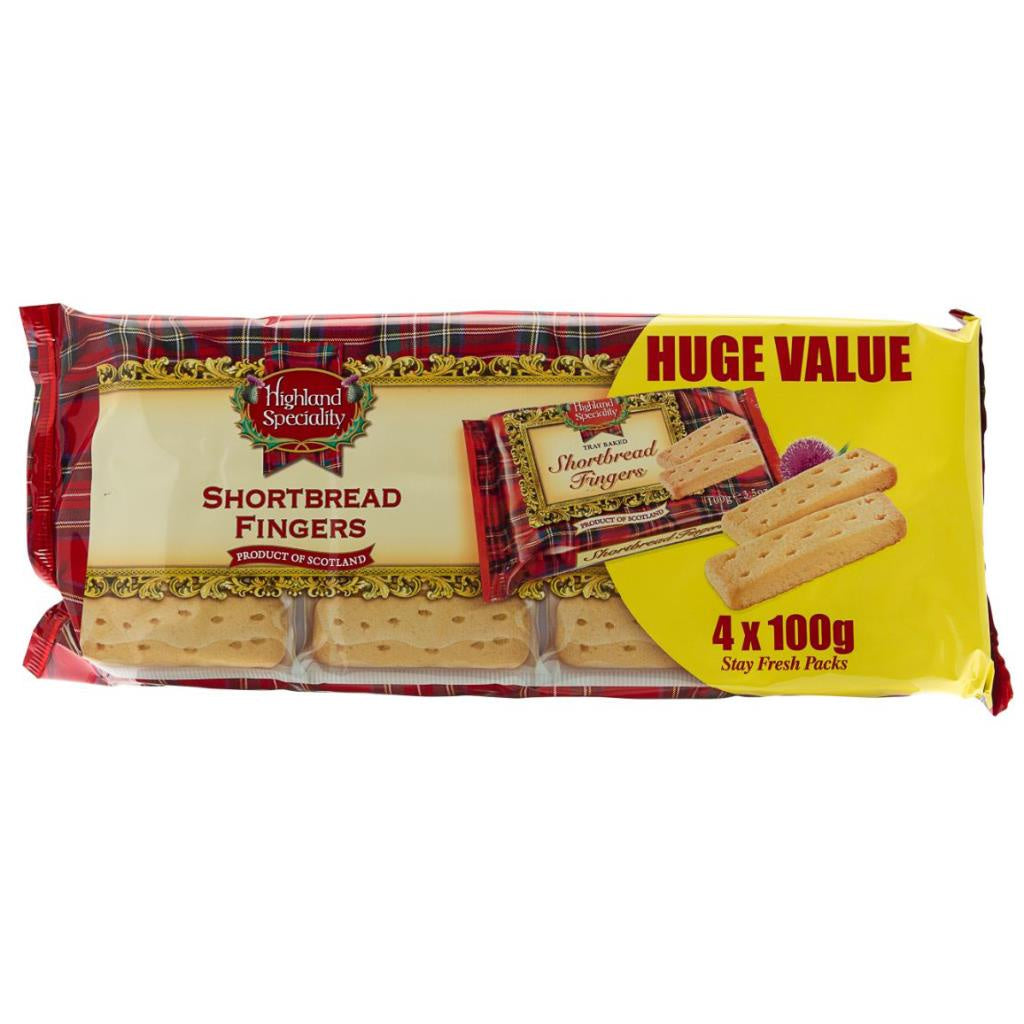 Campbells Highland Speciality Shortbread Finger 4 x 90g