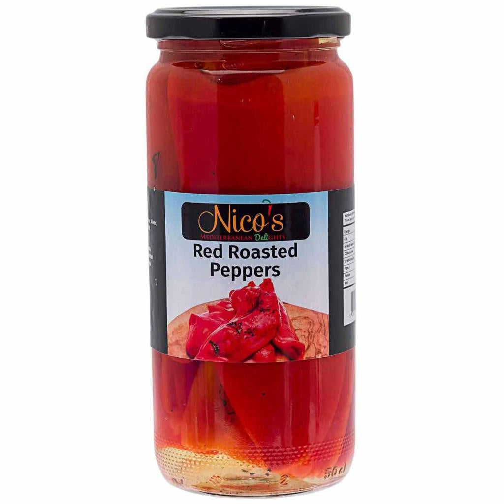 Nico's Red Roasted Peppers Mediterranean Delight Jar (480g)