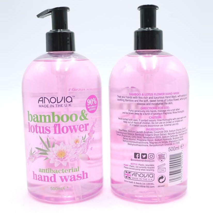 Anovia Anti-Bac Hand Wash Bamboo & Lotus Flower 500ml*