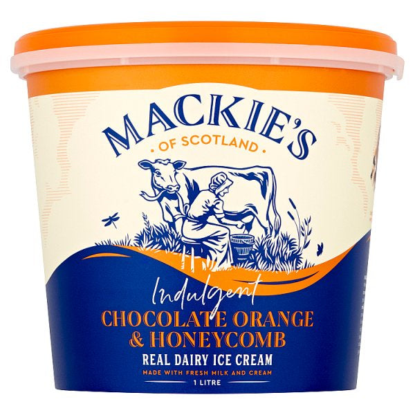 Mackies Indulgent Chocolate & Honeycomb Ice Cream 1L*#