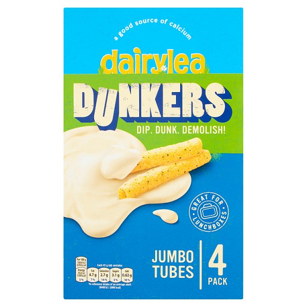 Dairylea Dunkers Jumbo Tubes 4pk