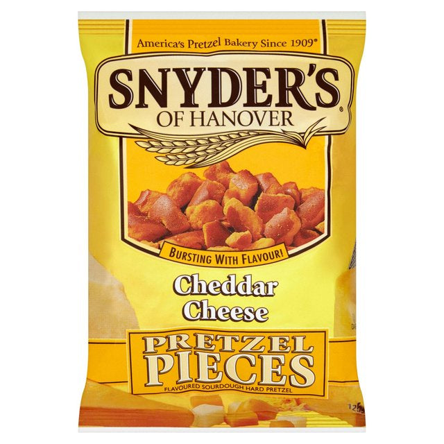 Snyders Cheddar Cheese Pretzel Pieces 125g