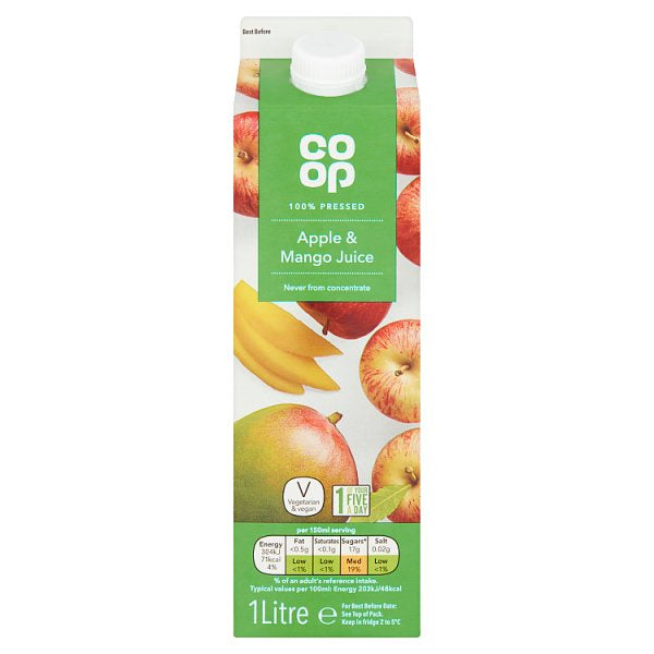 Co-op Apple & Mango Juice (NFC) 1L*