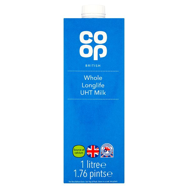 Co-op UHT Whole Milk 1 Litre