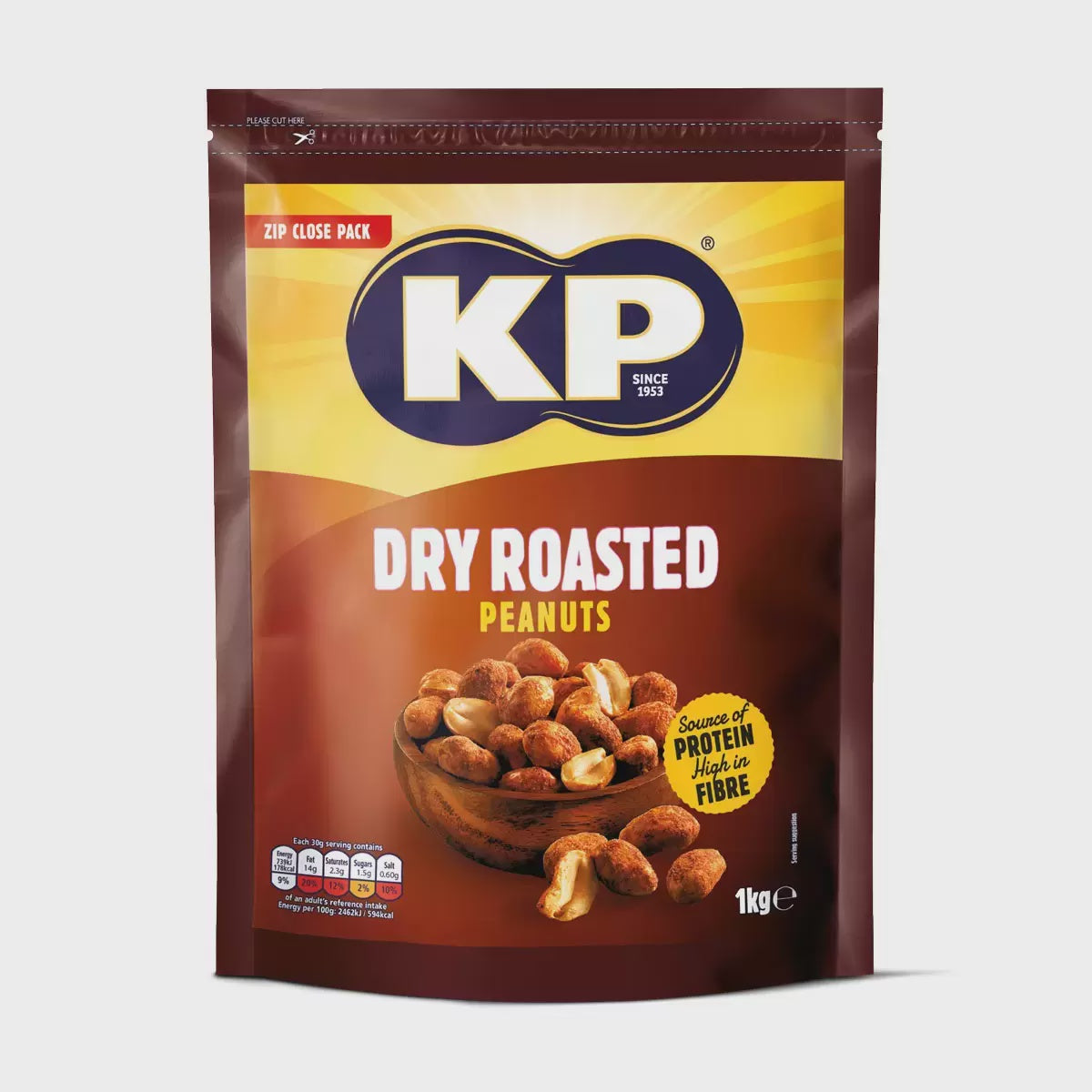 KP Dry Roasted Peanuts 1kg*