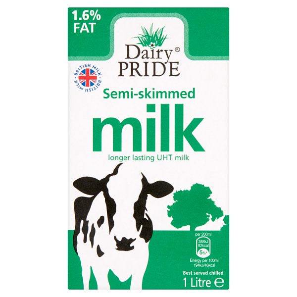 D/Pride Semi Skimmed UHT Milk 1L