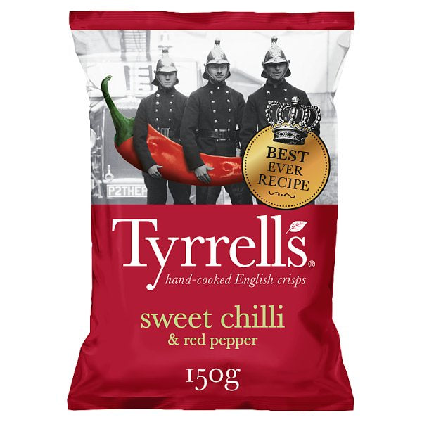 Tyrrells Sweet Chilli & Red Pepper Crisps 150g*