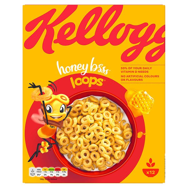 Kelloggs Honey Loops 375g#