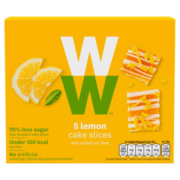 W/Watchers Lemon Cake Slices 5pk #