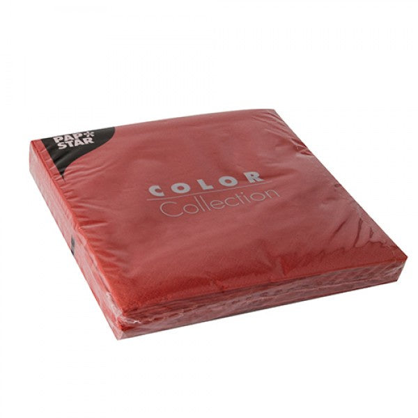 Large Serviettes - 3ply Red 20pk*