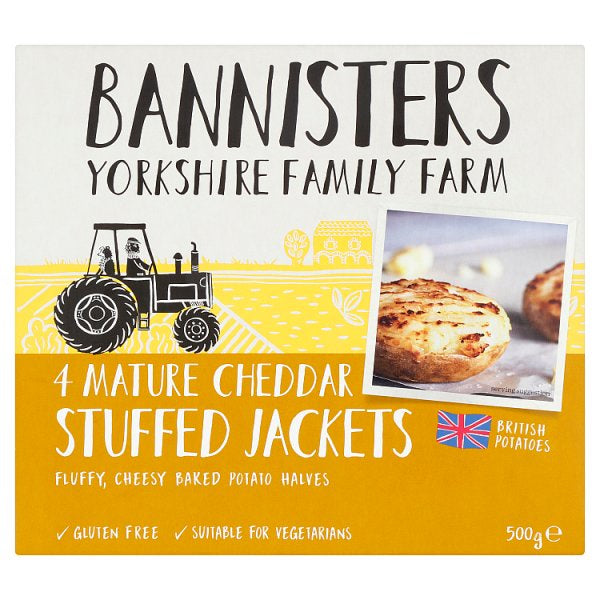 Bannisters 4 Mature Cheddar Stuffed Jackets