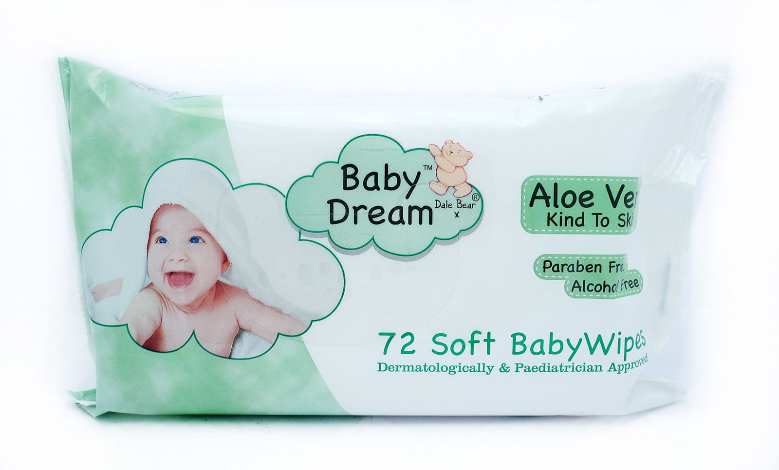 Baby Dream Wipes Aloe Vera 72 pk*