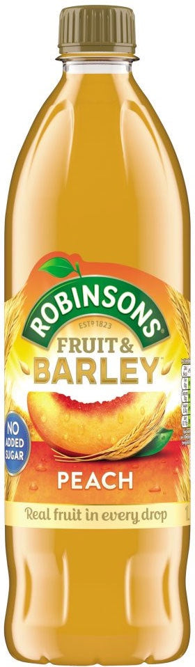 Robinsons Fruit & Barley Peach with No Added Sugar (1L)*