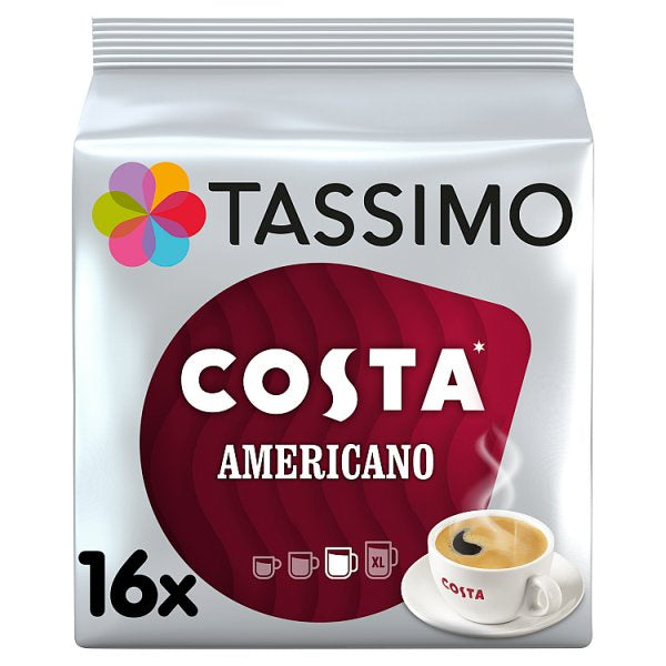 Tassimo Costa Americano coffee capsules x 16