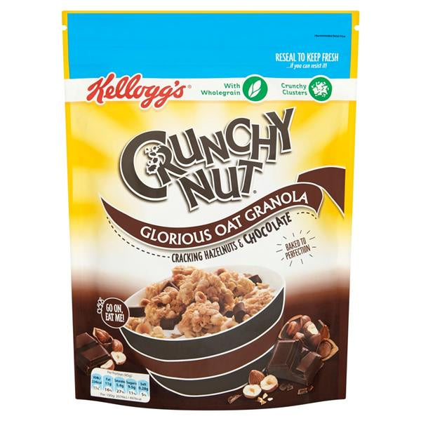 Kelloggs Crunchy Nut Hazelnuts & Chocolate Granola 380g