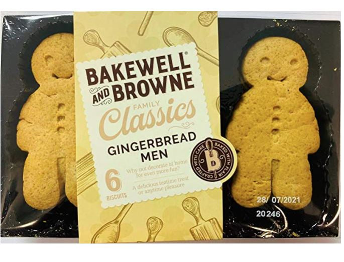 Bakewell & Browne Gingerbread Men 6pk