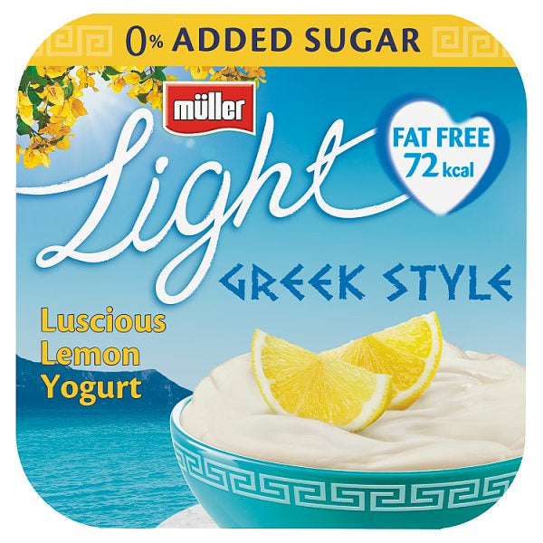 Muller Light Greek Luscious Lemon 4pk