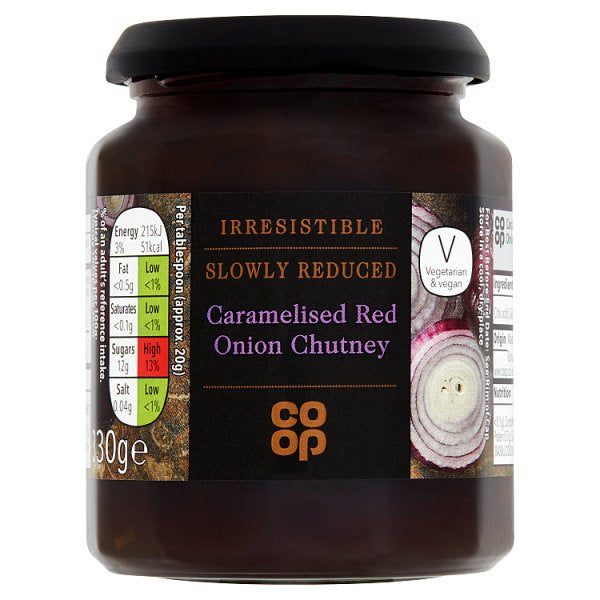 Co-op Irresistible Caramelised Red Onion Chutney