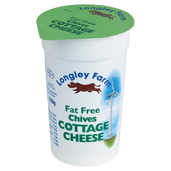 Longley Farm Cottage Cheese Chives 250g