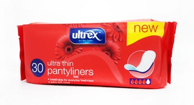 Ultrex Ultra Thin Pantyliners 30's