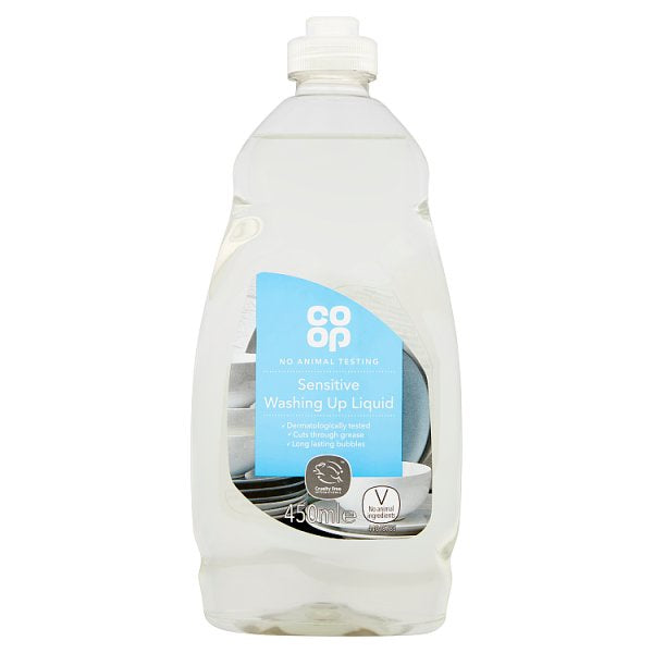 Co-op Sensitive Washing Up Liquid 450ml*