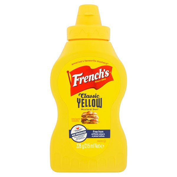 French's American Yellow Mustard 226g