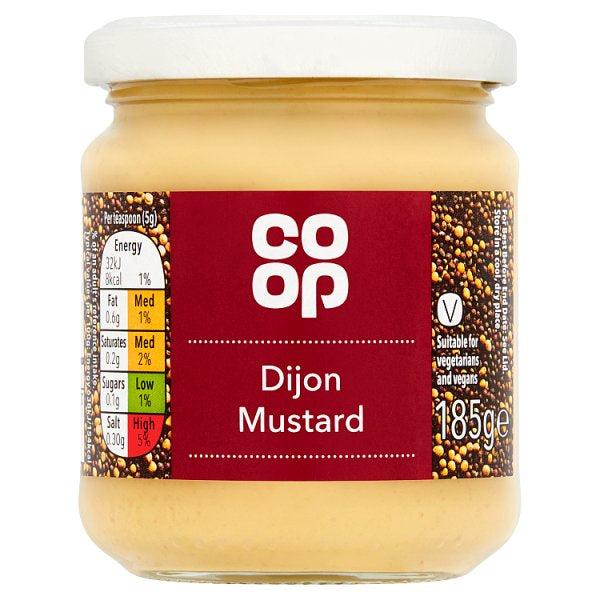 Co-op Dijon Mustard 185g