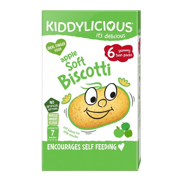 Kiddylicious Apple Soft Biscotti 20g (6's)
