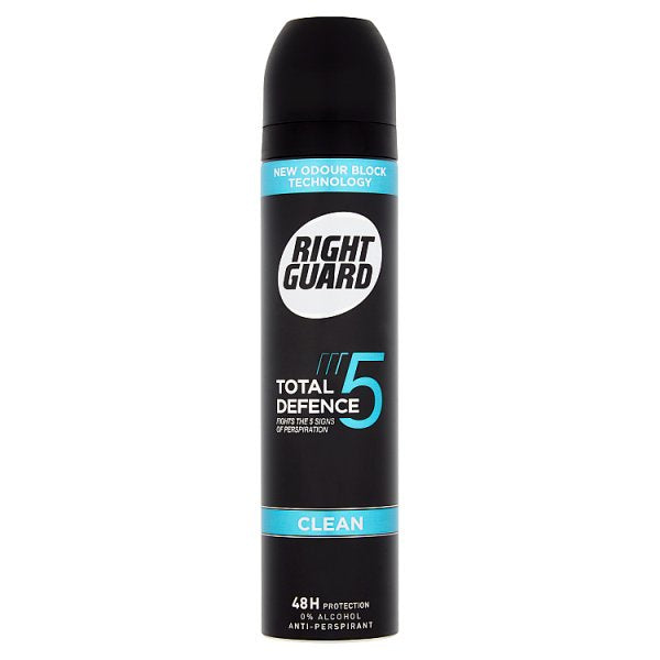 Right Guard A/P Deodorant Total Defence 5 Clean 250 ml*#