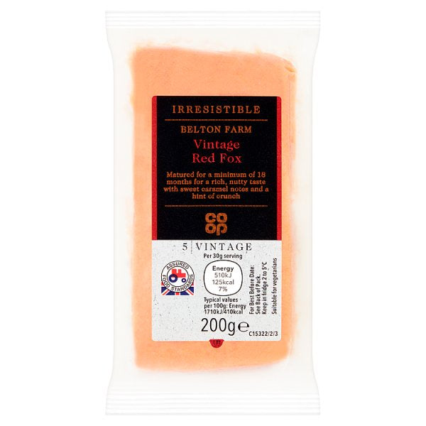 Co-op Irresistible Red Fox Vintage Cheese 200g
