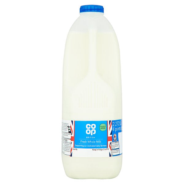 Co-op Fresh Whole Milk 4pt
