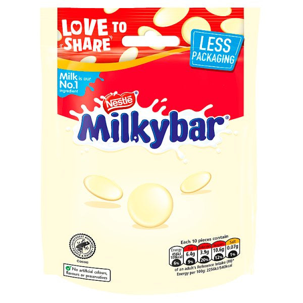 Nestle Milkybar Giant Buttons 94g# *