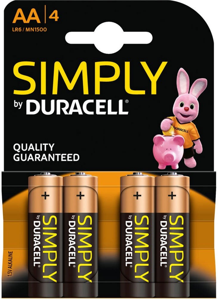 Simply by Duracell AAA (4)*