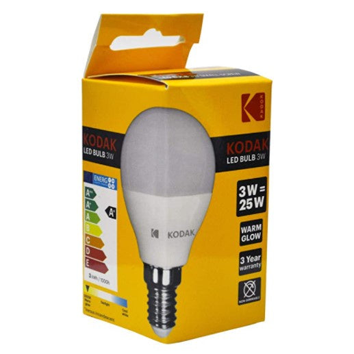Kodak LED Bulb Golf E14 3W WarmGlow*