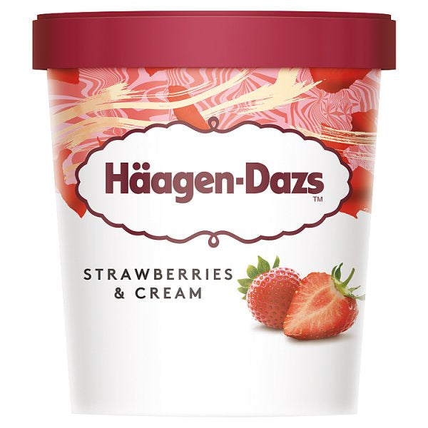 Haagen Dazs Strawberry & Cream 460ml*