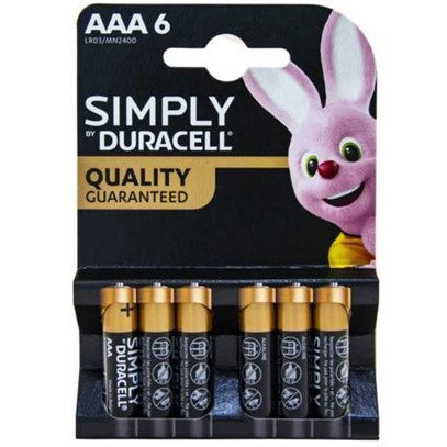 Simply by Duracell AAA (6pk)*
