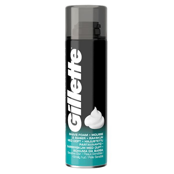 Gillette Classic Shave Foam Sensitive Skin 200ml*