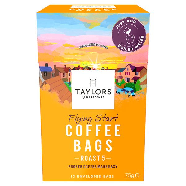 Taylors Flying Start Coffee Bags 100g