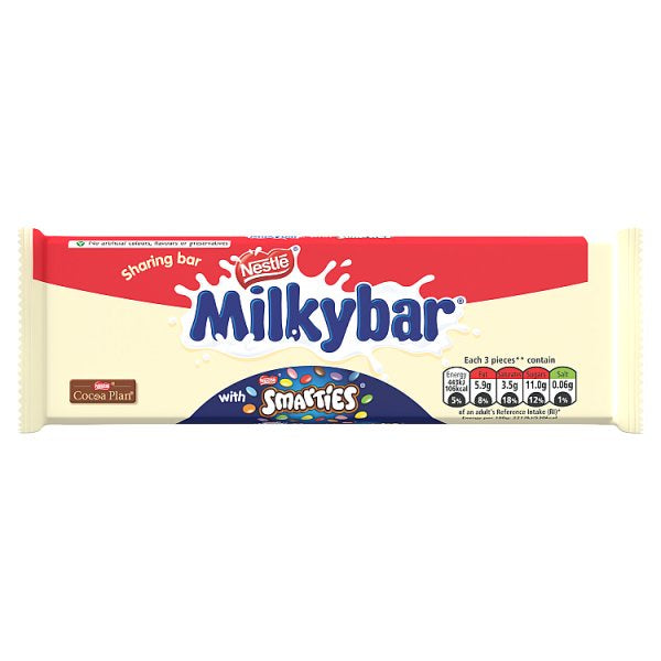 Nestle Milkybar Smarties Block 100g*