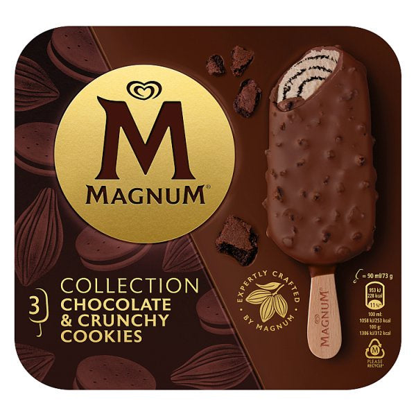 Wall's Magnum Cookie Crunch 3pk*
