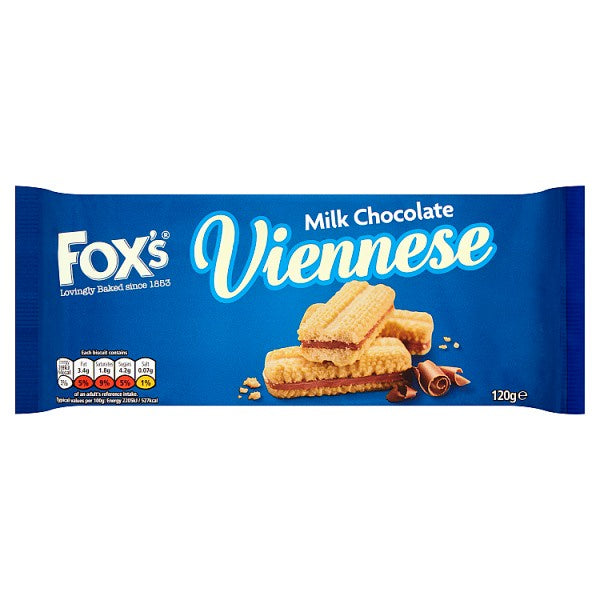 Fox's Milk Chocolate Viennese 120g#