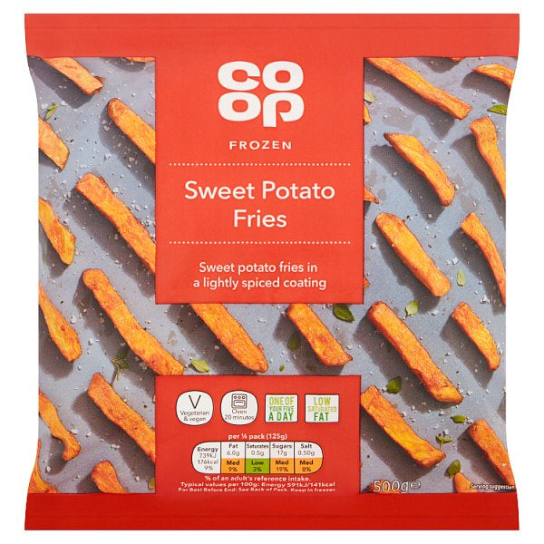 Co Op Sweet Potato Fries 500g