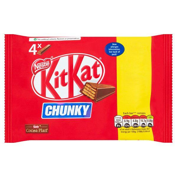 KitKat Chunky 4pk*