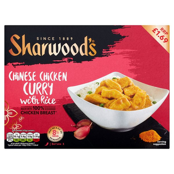 Sharwoods Chinese Chicken Curry 375g
