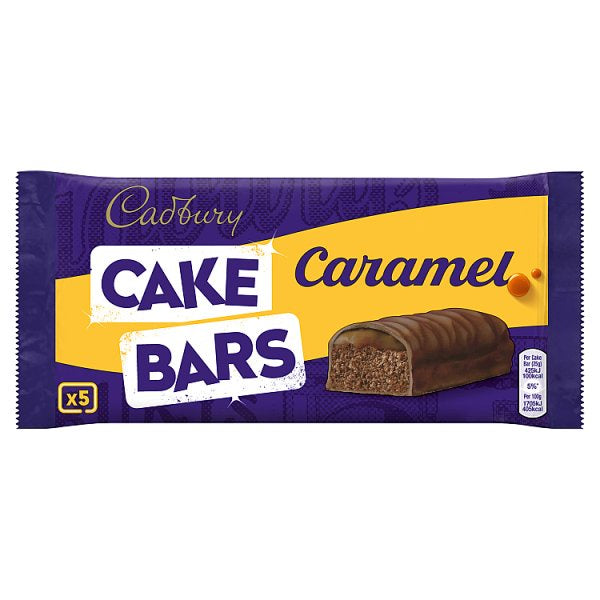 Cadbury Caramel Cake Bar 5pk#